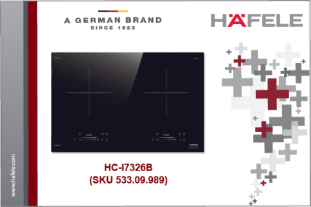 HÄFELE 2-ZONE INDUCTION HOB HC-I7326B  (SKU 533.09.989)